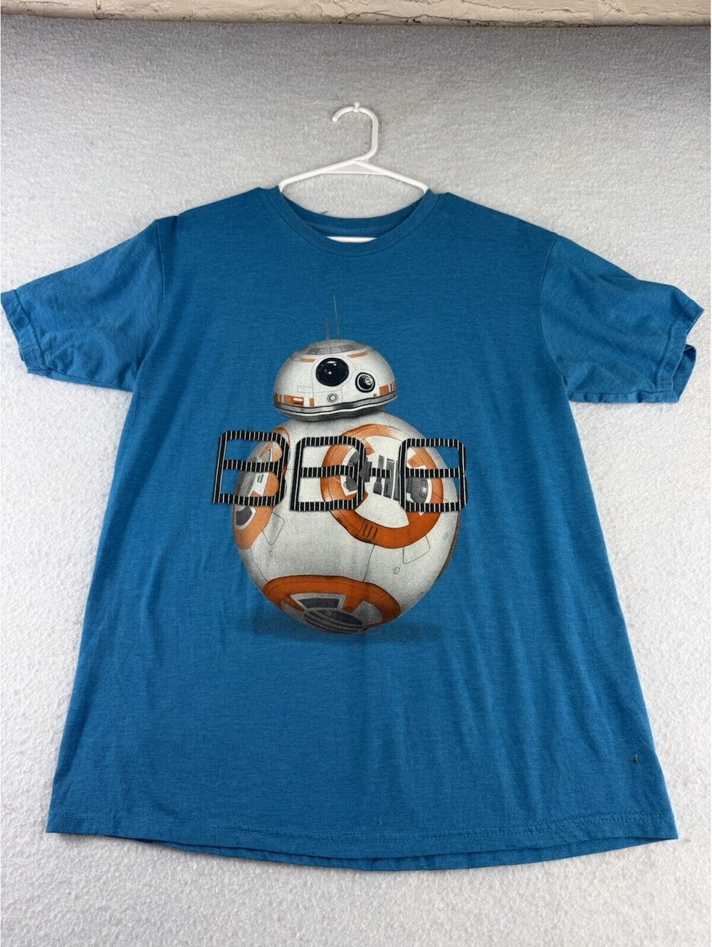 Star Wars BB-8 Droid T-Shirt Men’s Medium Blue Graphic Tee Lucasfilm